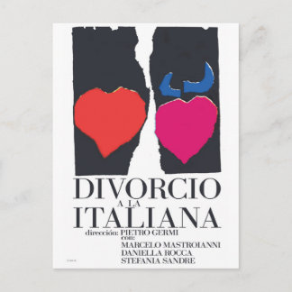 Carte Postale Divorcio a la Italiana