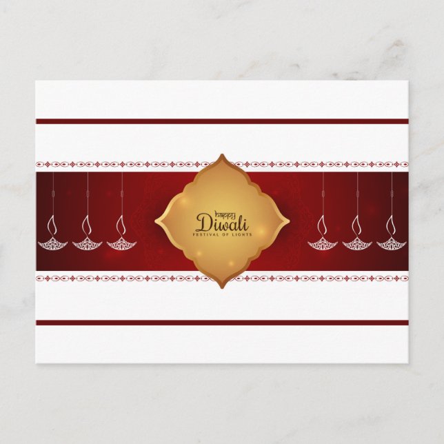 Carte postale Diwali (Devant)