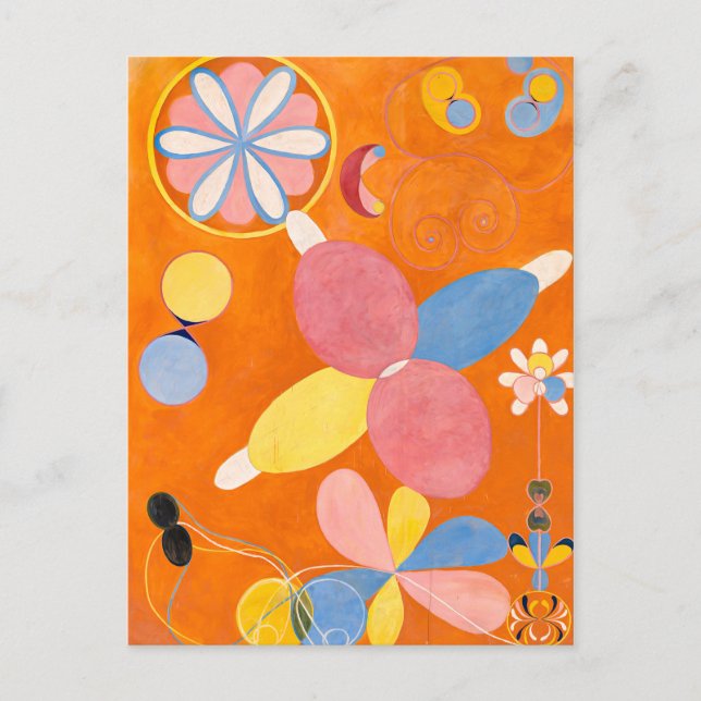 Carte Postale Dix plus grandes, no 4, Jeunesse | Hilma af Klint  (Devant)