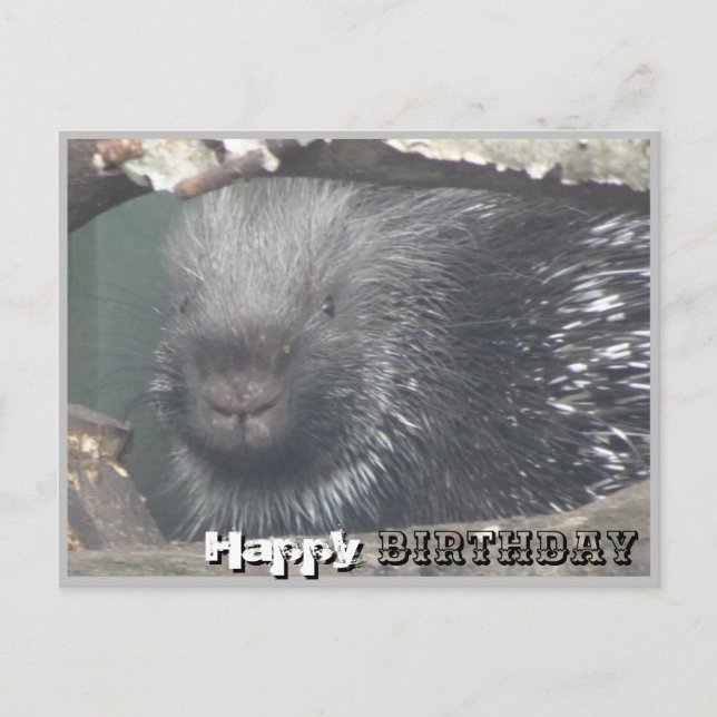 Carte postale DIY Joyeux Anniversaire avec visage  (Devant)