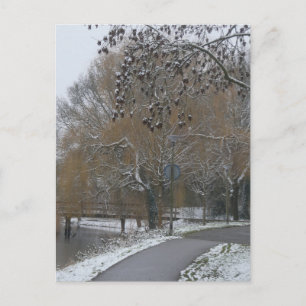 Carte postale DIY Paysage d'hiver