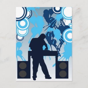 carte postale dj