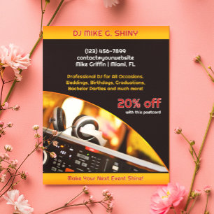 Carte postale DJ Music Club