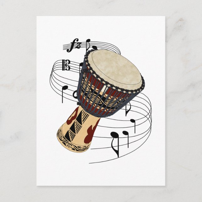 Carte Postale Djembe (Devant)