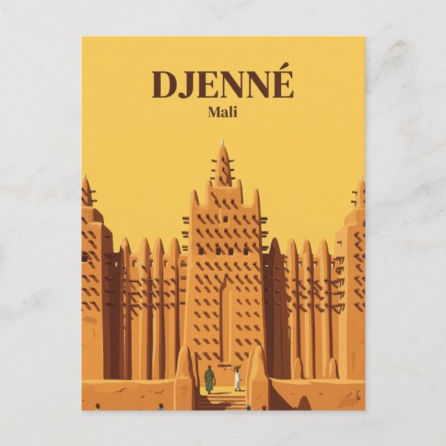 Carte Postale Djenné, Djenné, Mopti (Devant)
