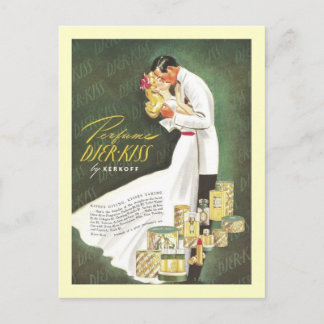 Carte Postale Djer Kiss romantique couple