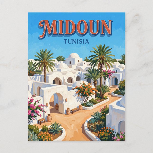 Carte Postale Djerba Explore Park Midoun Tunisie (Devant)