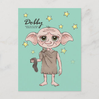 Carte Postale Dobby aquarelle personnage artistique