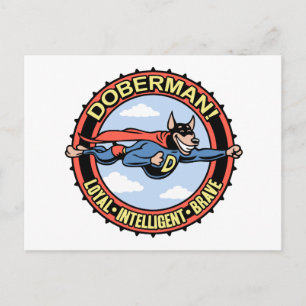 Carte Postale Doberman !