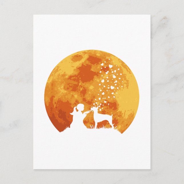 Carte Postale Doberman Pinscher (Devant)