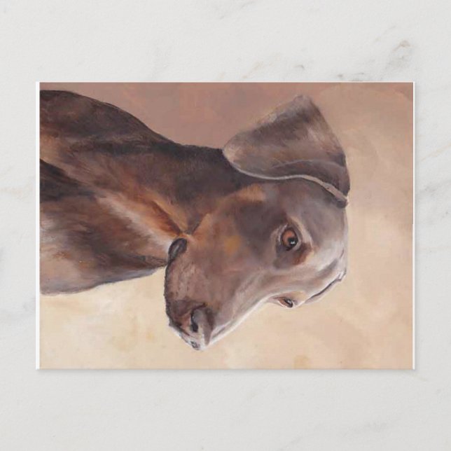 Carte postale Doberman Pinscher Original Chien Art (Devant)
