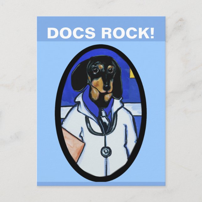 CARTE POSTALE DOCTEUR DOXIE (Devant)