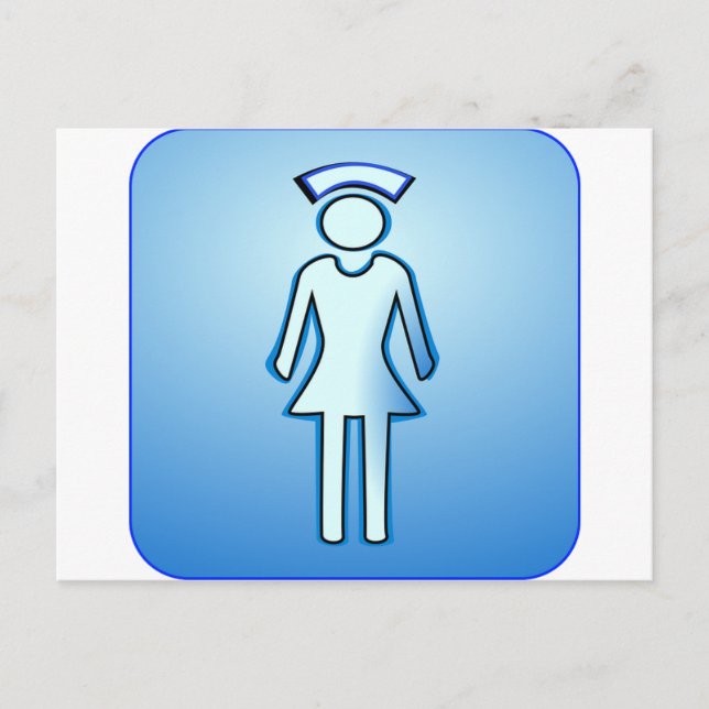 Carte Postale Docteur Infirmière Sports Médecine Peace Love Dest (Devant)