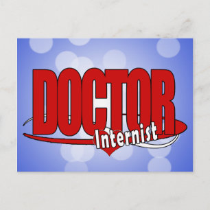 Carte Postale DOCTEUR interniste de LOGO