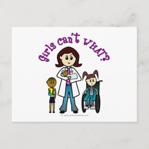 Carte Postale Docteur lumière fille