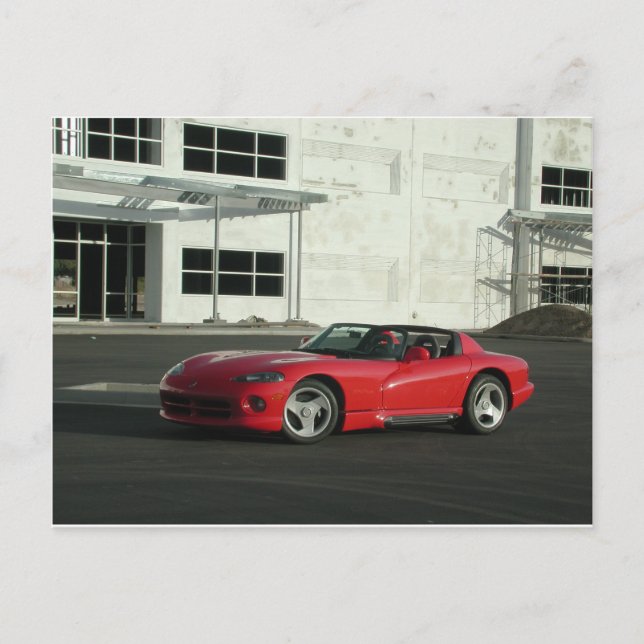 Carte Postale Dodge Viper RT/10 (Devant)
