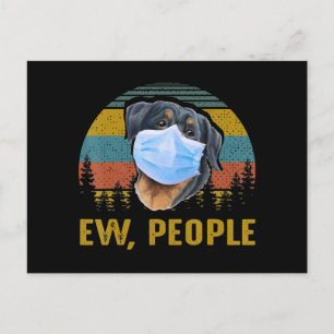 Carte Postale Dog Funny Venin