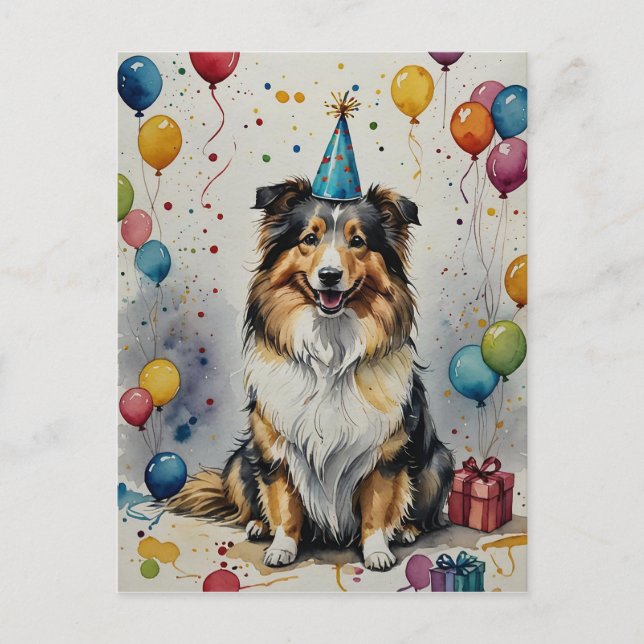 Carte Postale Doggone Délicieux Anniversaire - Personnalisable (Devant)