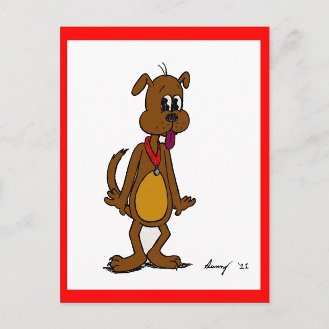 Carte postale Doggy Toon (Devant)