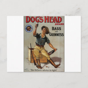 Carte Postale Dog's Head Brand