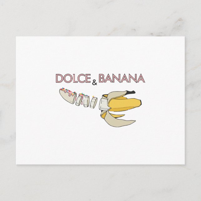 Carte Postale Dolce & Banana (Devant)