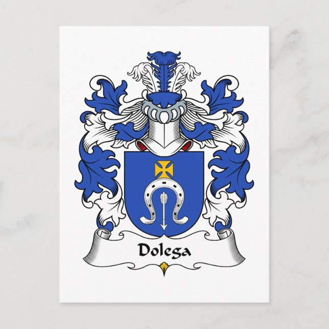 Carte Postale Dolega Family Crest (Devant)