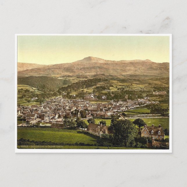 Carte Postale Dolgelly et Cader Idris (c.-à-d. Dolgellau et Cada (Devant)