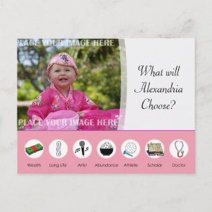 Carte Postale Doljabi Doljanchi Dol coréen 1er anniversaire