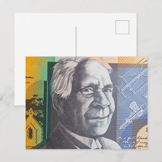 Carte Postale dollars australiens (Devant / Derrière)