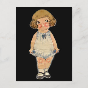 CARTE POSTALE DOLLY DINGLE PAPER DOLL POSTCARD