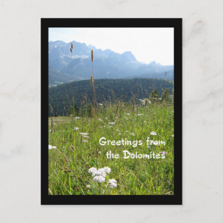 Carte Postale Dolomites