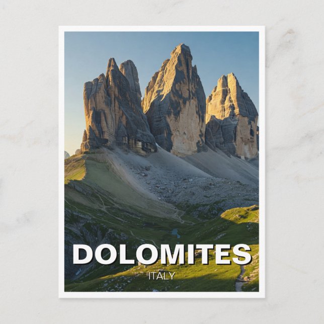 Carte Postale Dolomites Italie Travel (Devant)