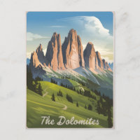 Dolomites Italie vintage