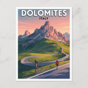 Carte Postale Dolomites, Passo Giau Cortina d’Ampezzo Italie