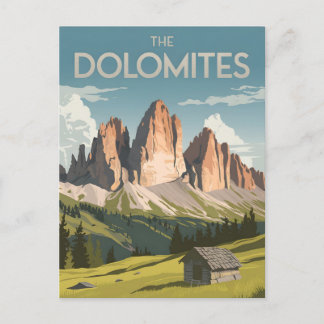 Carte Postale Dolomites vintage