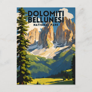 Carte Postale Dolomiti Bellunesi National Park Travel
