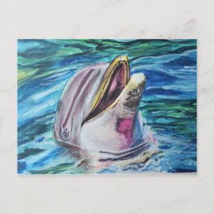Carte postale Dolphin Aquarelle