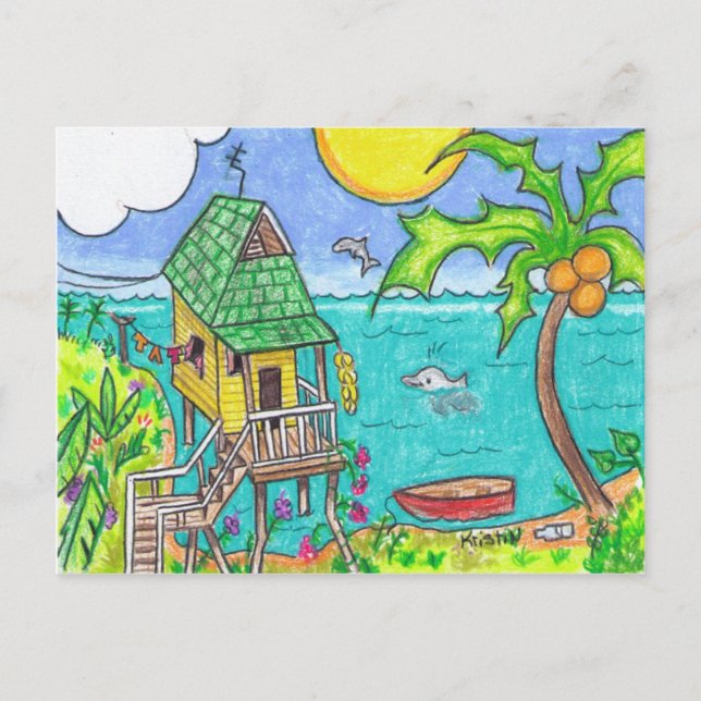 Carte postale Dolphinos (Devant)