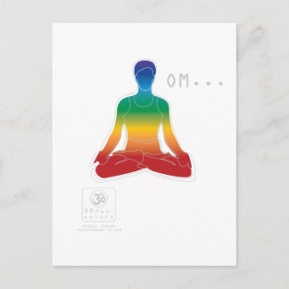 Carte postale d'OM Lotus Chakras