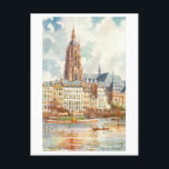 Carte Postale Dom vintage/Cathédrale Francfort Allemagne<br><div class="desc">Il s'agit d'une reproduction d'une carte postale vintage montrant le Dom/Cathédrale à Francfort,  en Allemagne.</div>