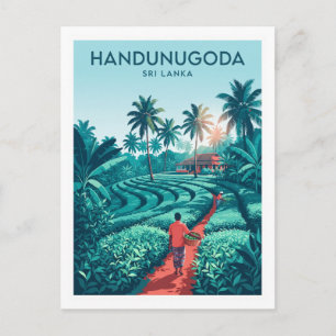 Carte Postale Domaine de thé Handunugoda Ahangama Sri Lanka