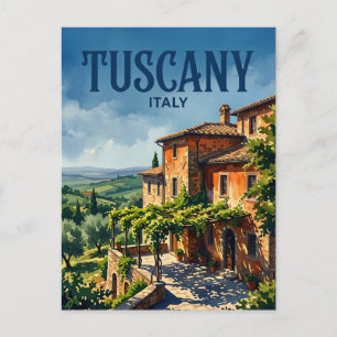 Carte Postale Domaine de villa toscane historique Italie