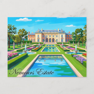 Carte Postale Domaine Nemours USA
