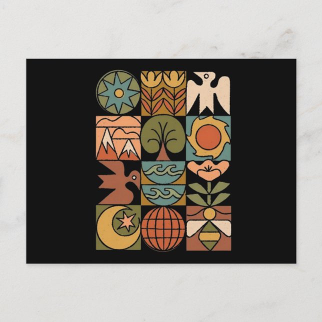 Carte Postale Domaine terrestre (Devant)