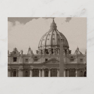 Carte Postale Dôme de la basilique Saint-Pierre de Rome
