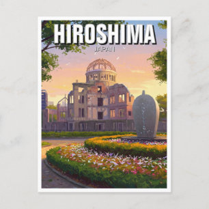 Carte Postale Dôme de la paix d'Hiroshima Japon Voyage