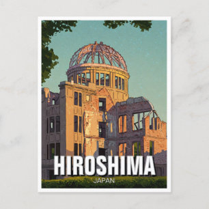 Carte Postale Dôme de la paix d'Hiroshima Japon Voyage