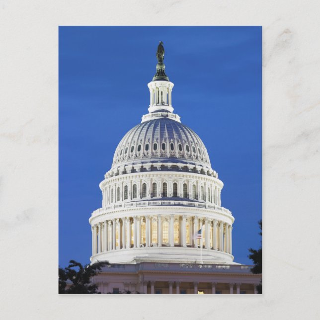 Carte Postale Dôme du Capitol américain (Devant)