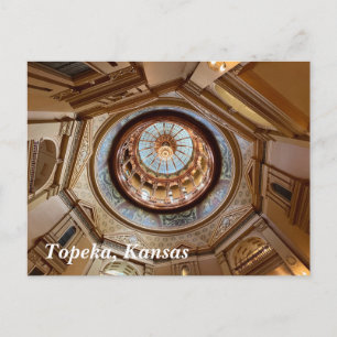 Carte Postale Dôme du Capitole de l'État de Topeka