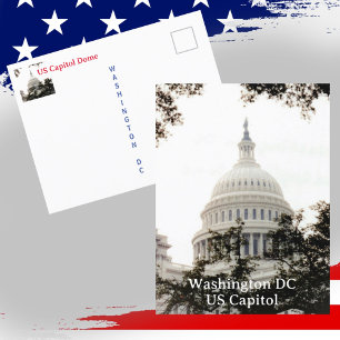 Carte Postale Dôme du Capitole des États-Unis à Washington DC Ph